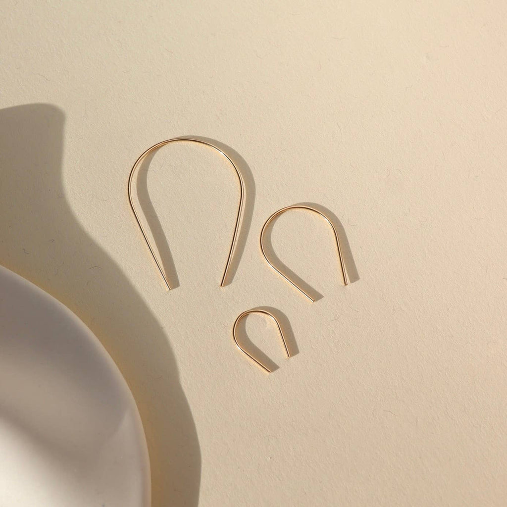 Horseshoe Slide Earrings