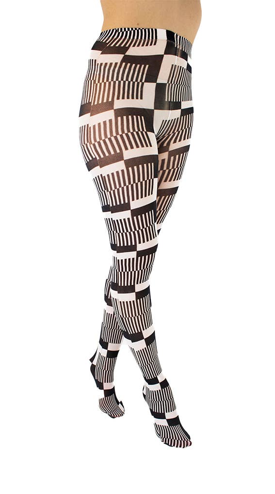 Monochrome Cube Tights