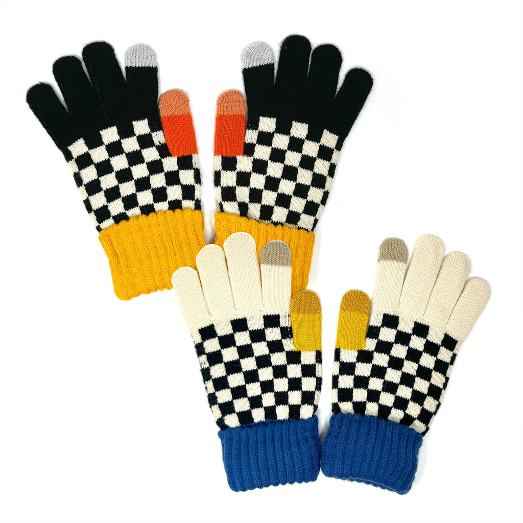 Iris Color Block Touchscreen Gloves