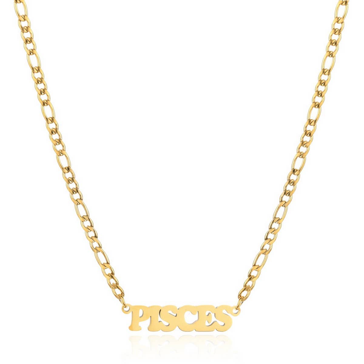 Zodiac Namplate Necklace