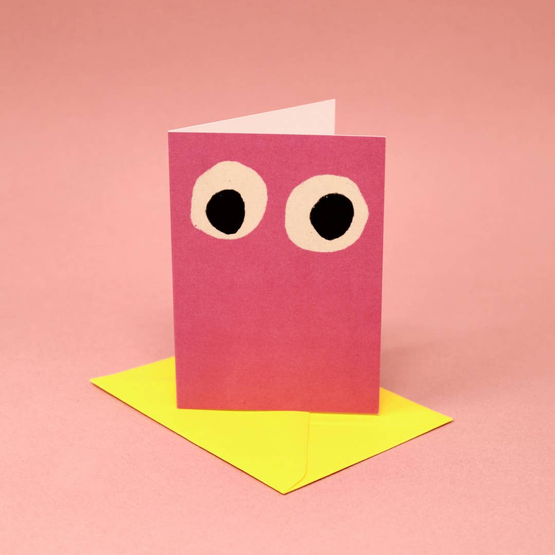 Googly Eye Mini Greetings Card