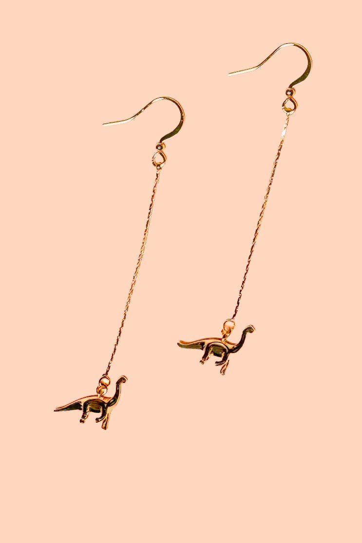 Dino-Mite Brontosaurus Earrings