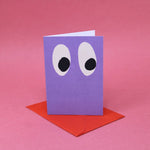 Googly Eye Mini Greetings Card