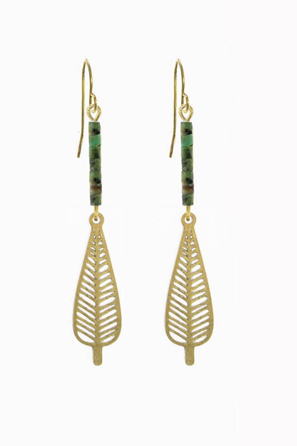 Egyptian Leaves Earrings