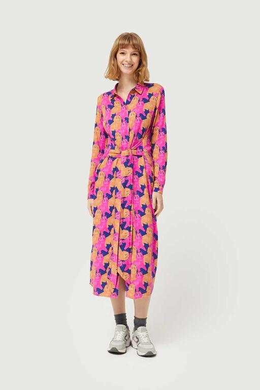 Magic Kitten Midi Dress