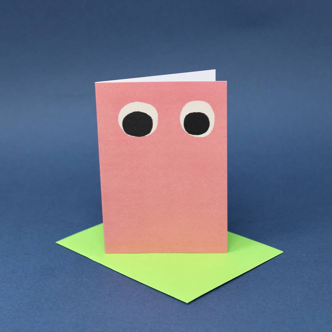 Googly Eye Mini Greetings Card