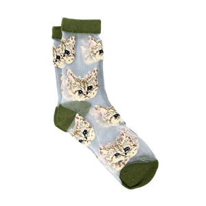 Cat Mesh Socks