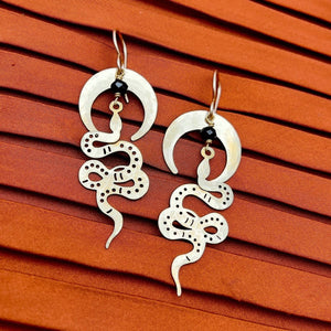 Handmade Night Viper Earrings