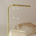 Floating Pearl Earrings