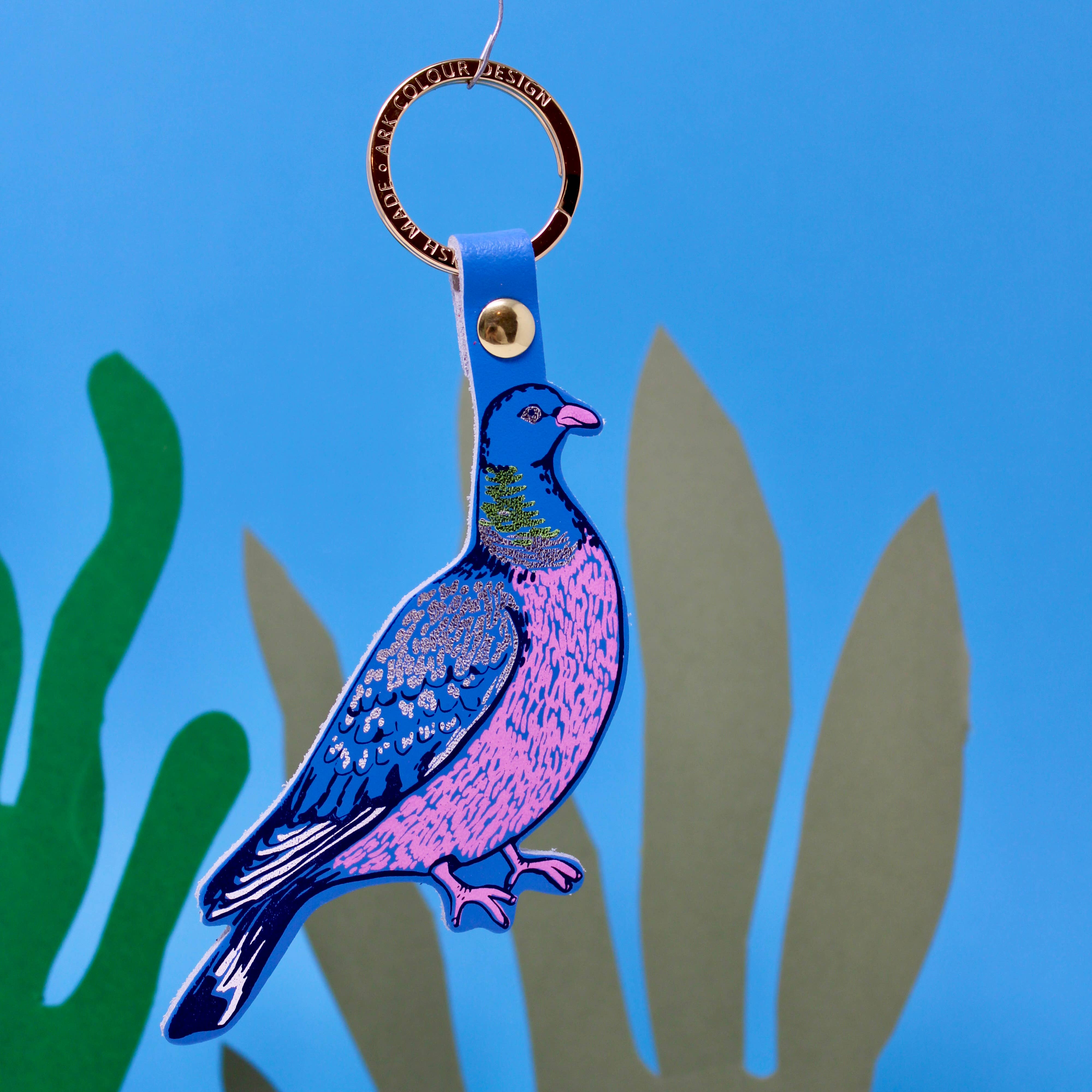 Feral Pigeon Key Fob