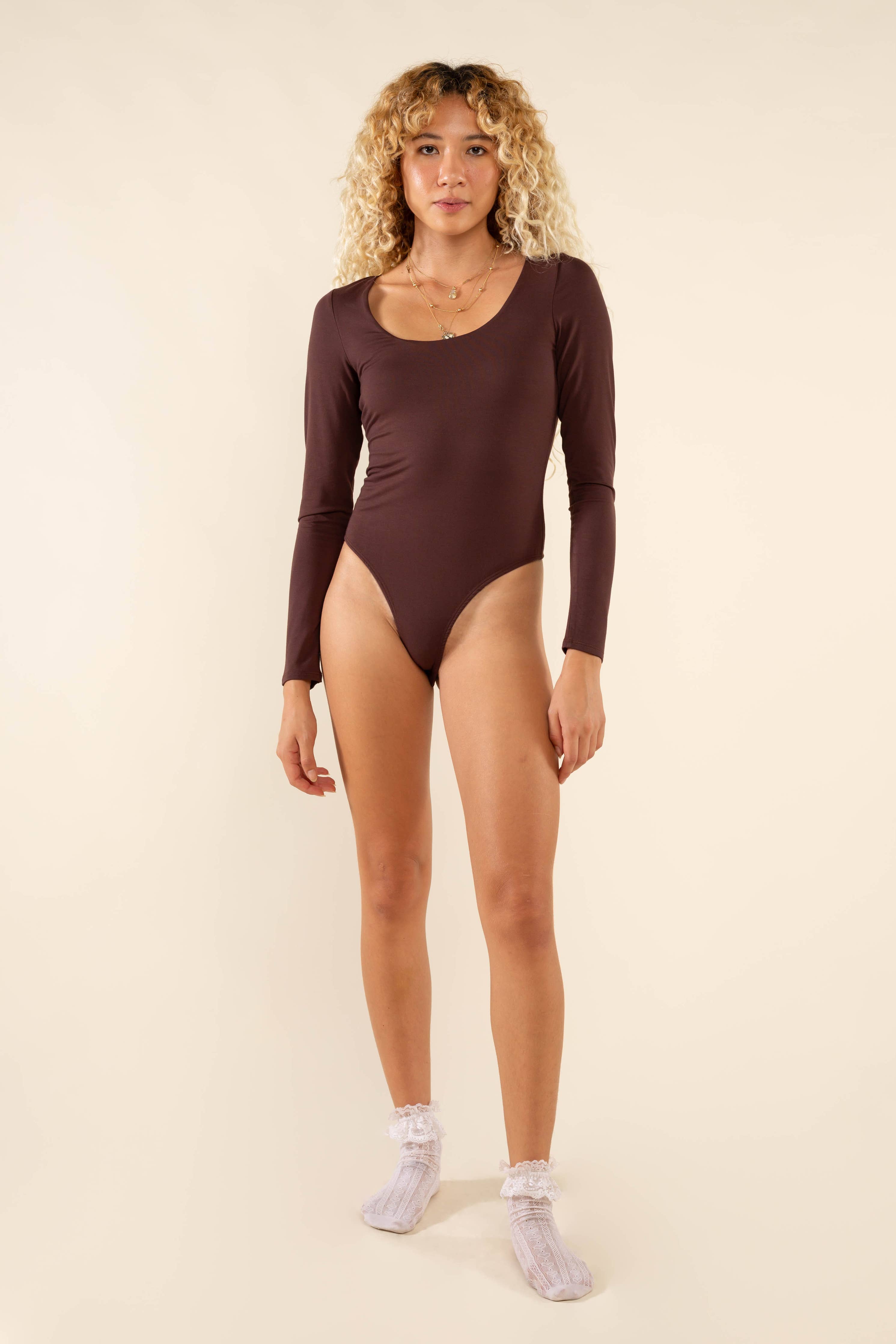 Otto U-Neck Long Sleeve Bodysuit