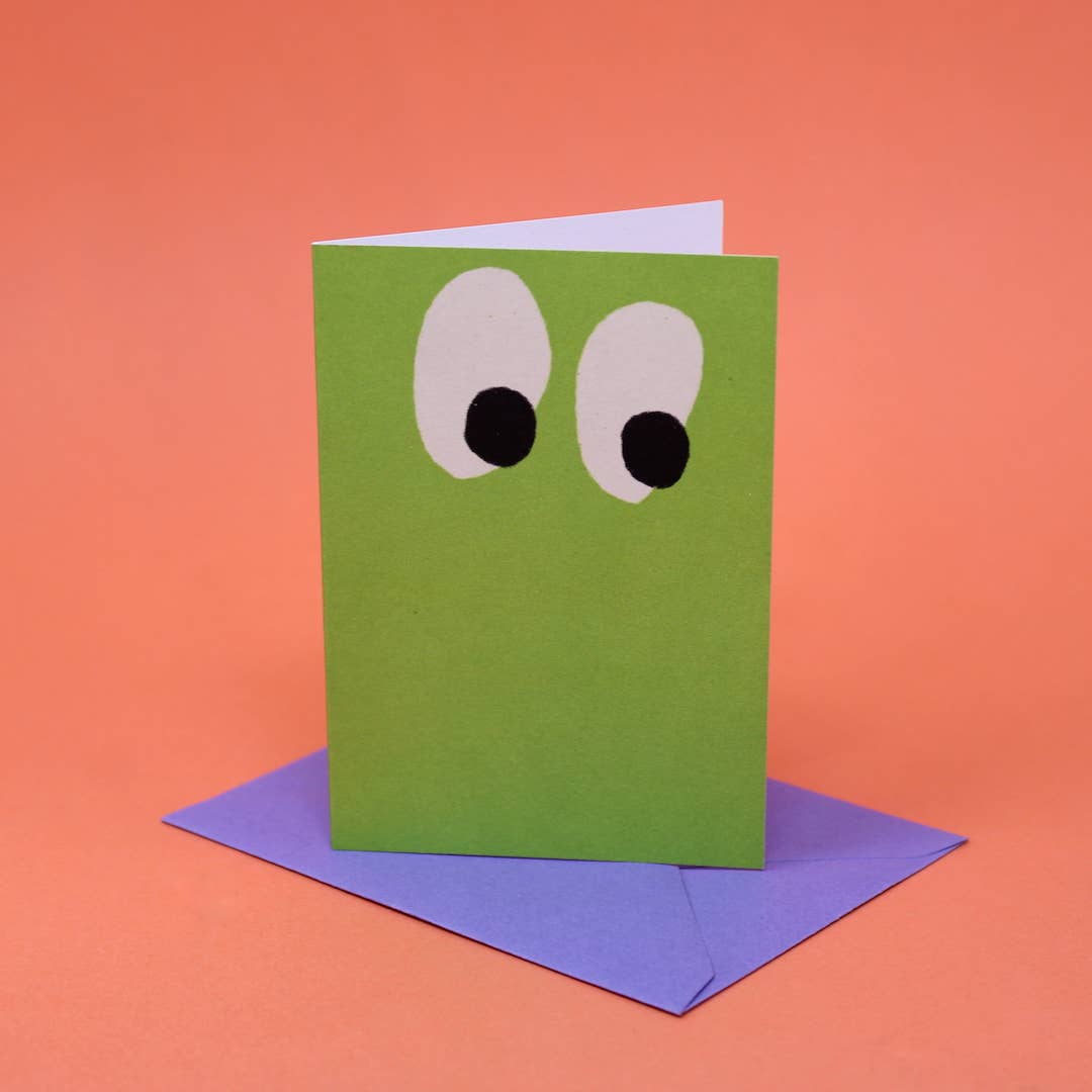 Googly Eye Mini Greetings Card