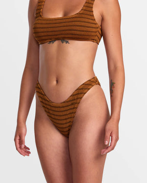 Grooves Stripe French Bikini Bottom