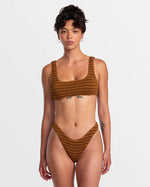 Grooves Stripe French Bikini Bottom