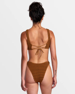 Grooves Stripe French Bikini Bottom