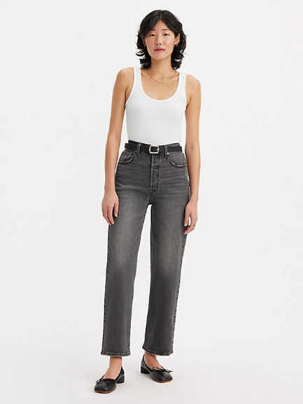 Levi's Ribcage Straight Ankle Jeans-Rigid Fit*