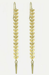 Herringbone Spikes Earrings