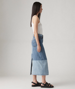 Button Midi Skirt