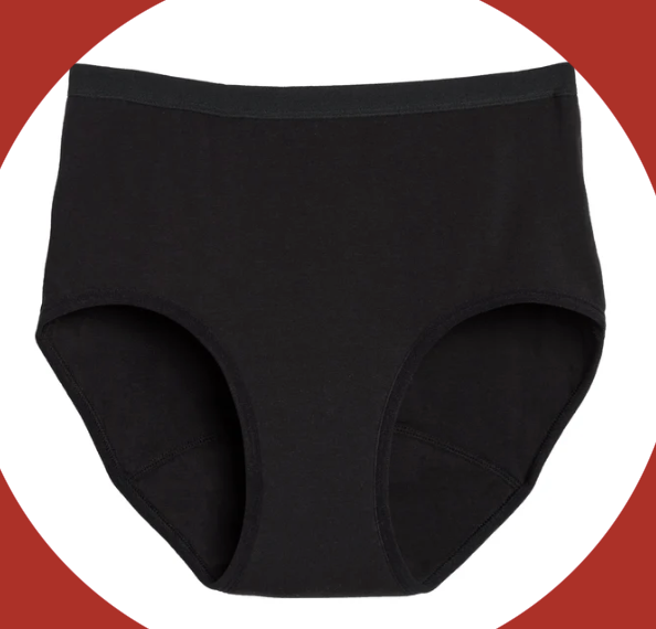 High Waisted Cotton Period Undies -Medium Flows