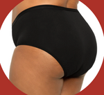 High Waisted Cotton Period Undies -Medium Flows