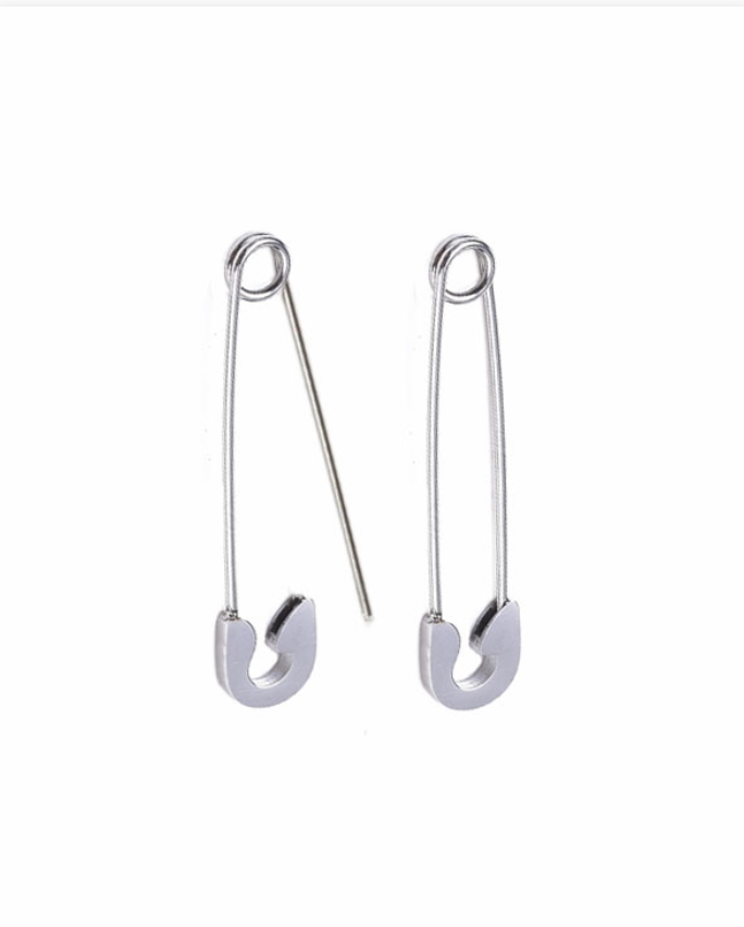 Safety Pin Earrings