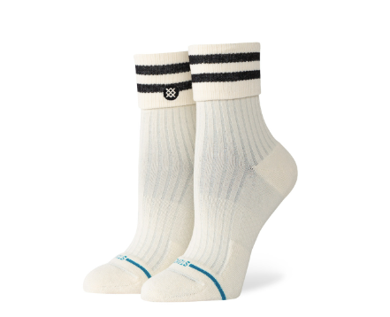 Roll Cuff Quarter Socks