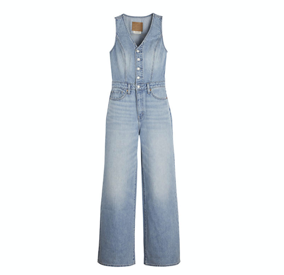 Denim Vest Jumpsuit