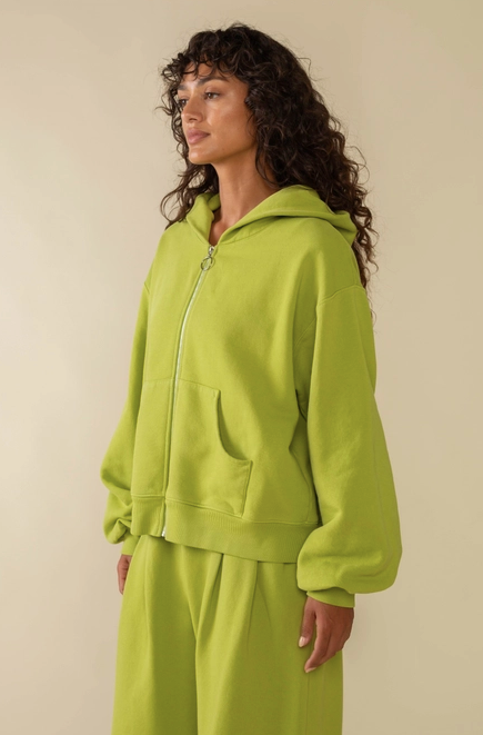 Relaxi Taxi Garment Dyed Zip Hoodie