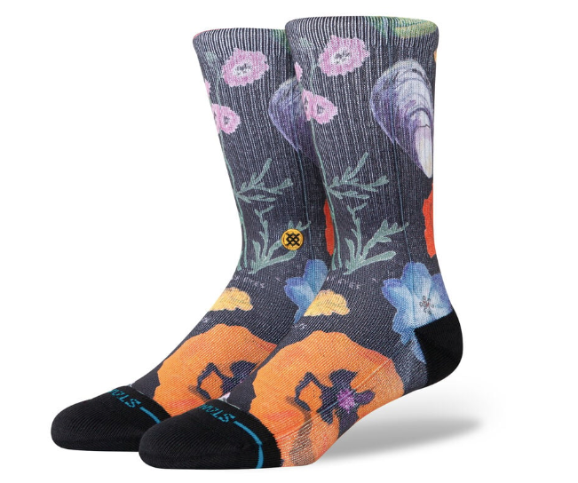 Lucias Floral Crew Socks