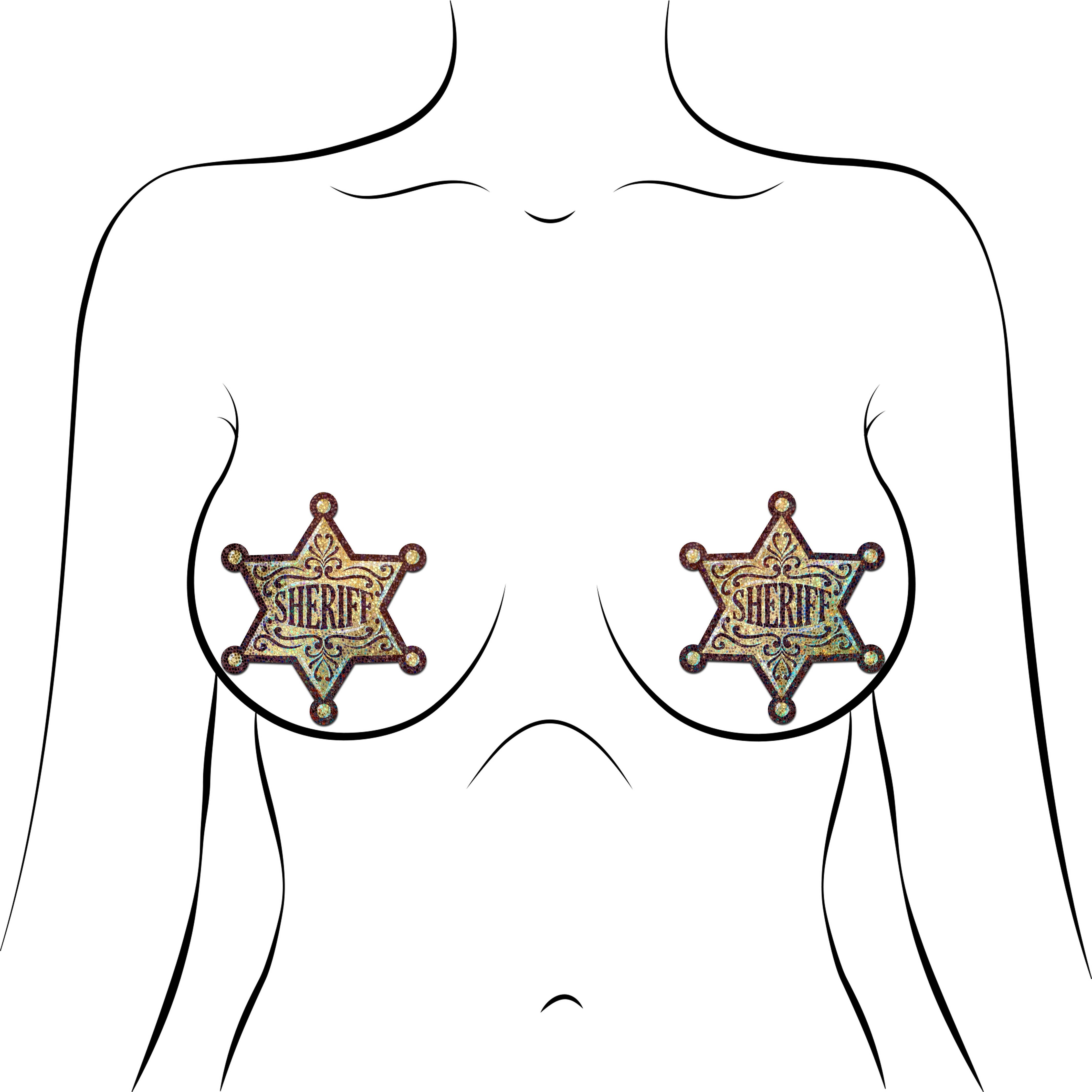 Sheriff Badge Pasties