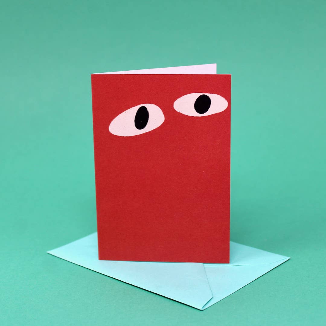 Googly Eye Mini Greetings Card