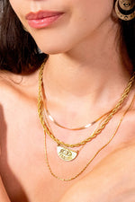 Zoe 24K Gold Plated Snake Chain Necklace*