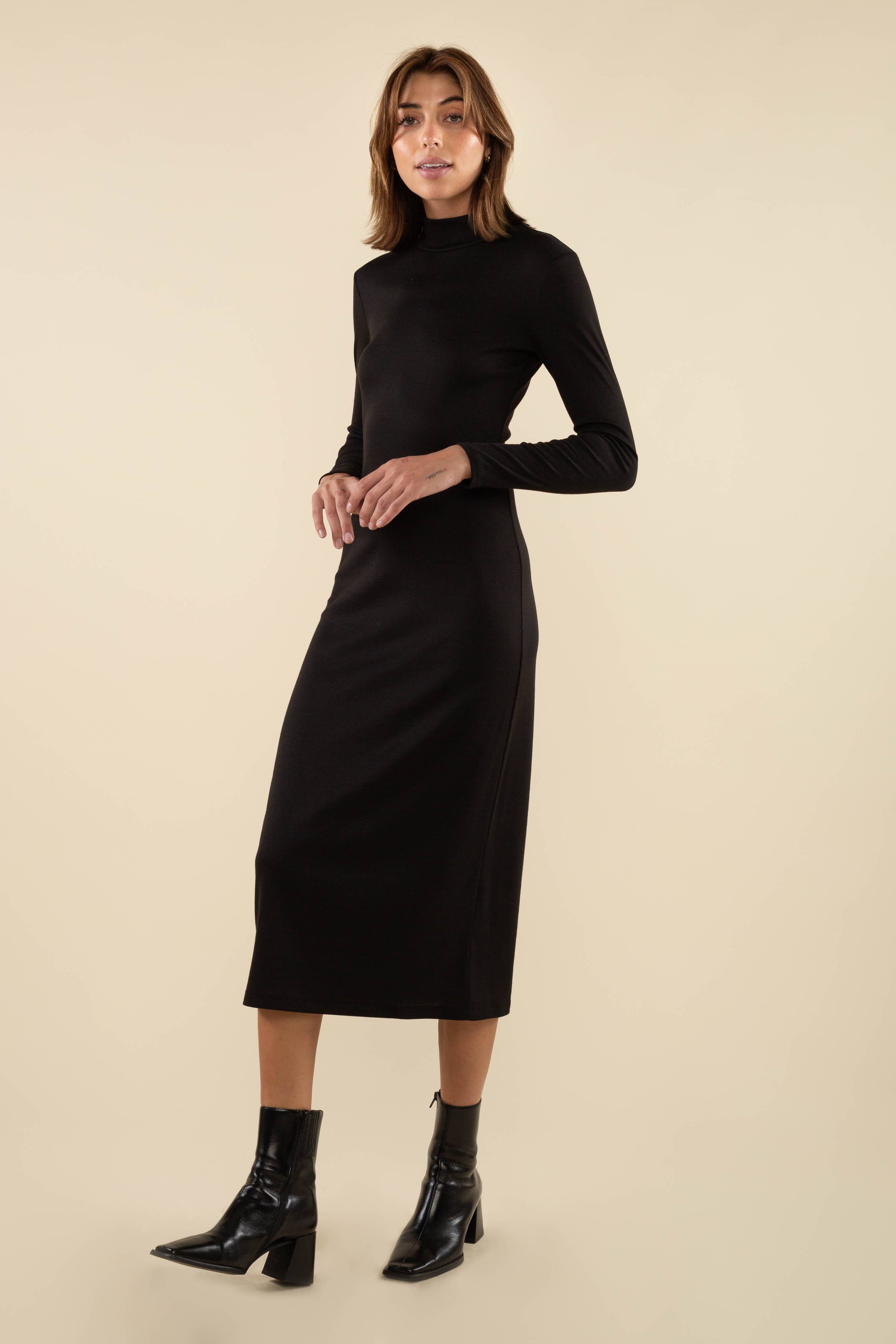 Shana Turtleneck Bodycon Dress