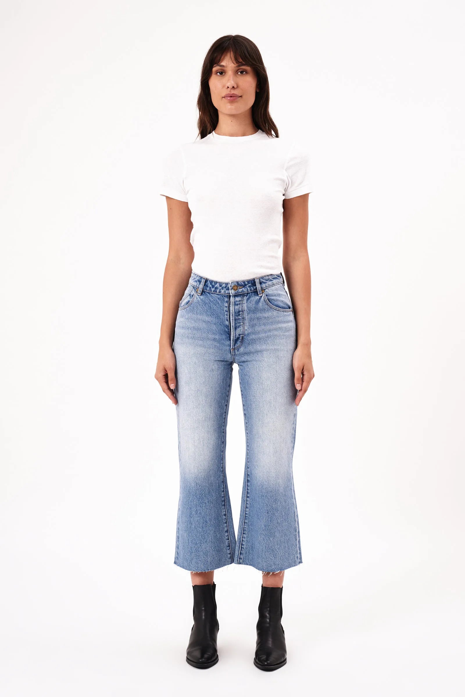 Rolla's Classic Crop Flare Jean