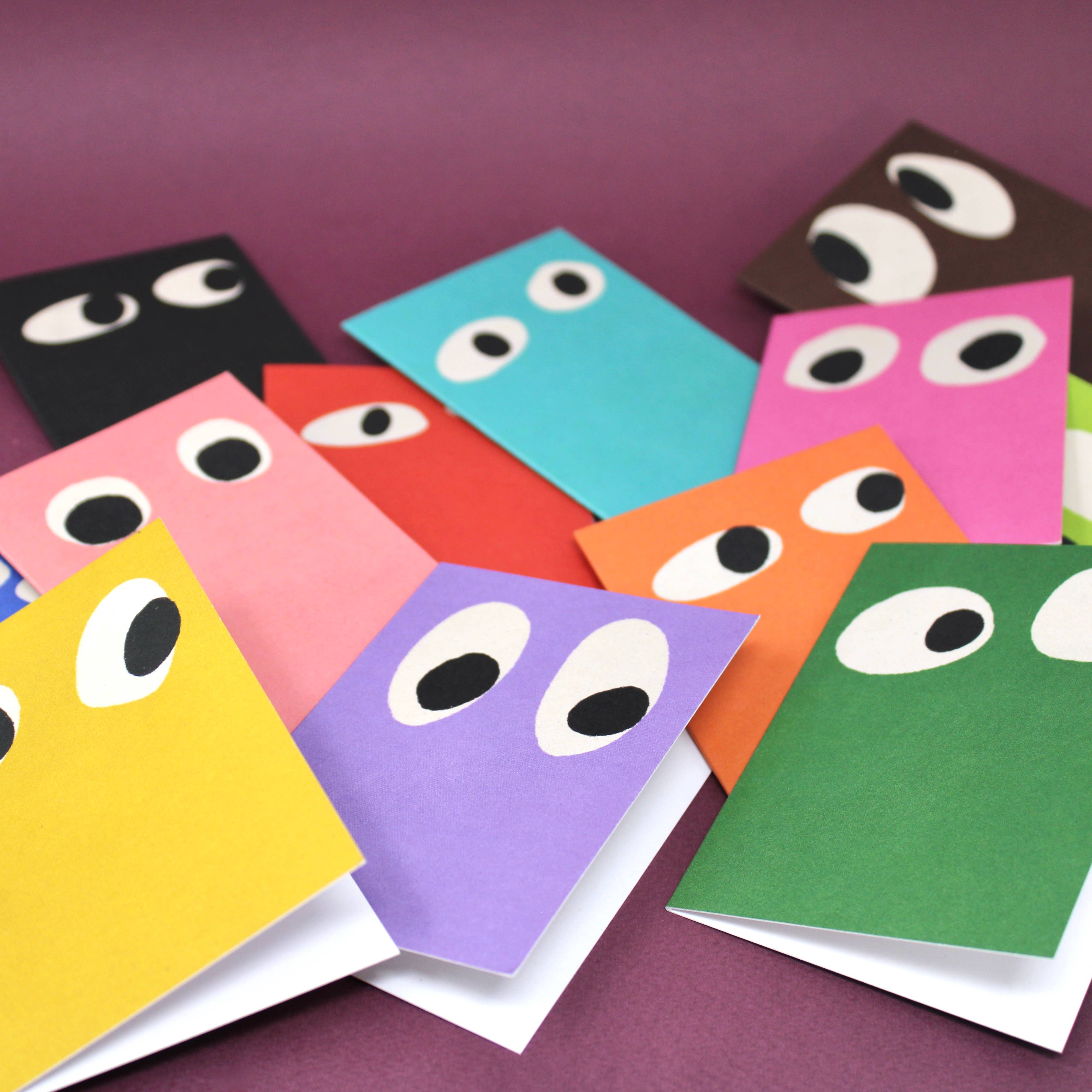 Googly Eye Mini Greetings Card