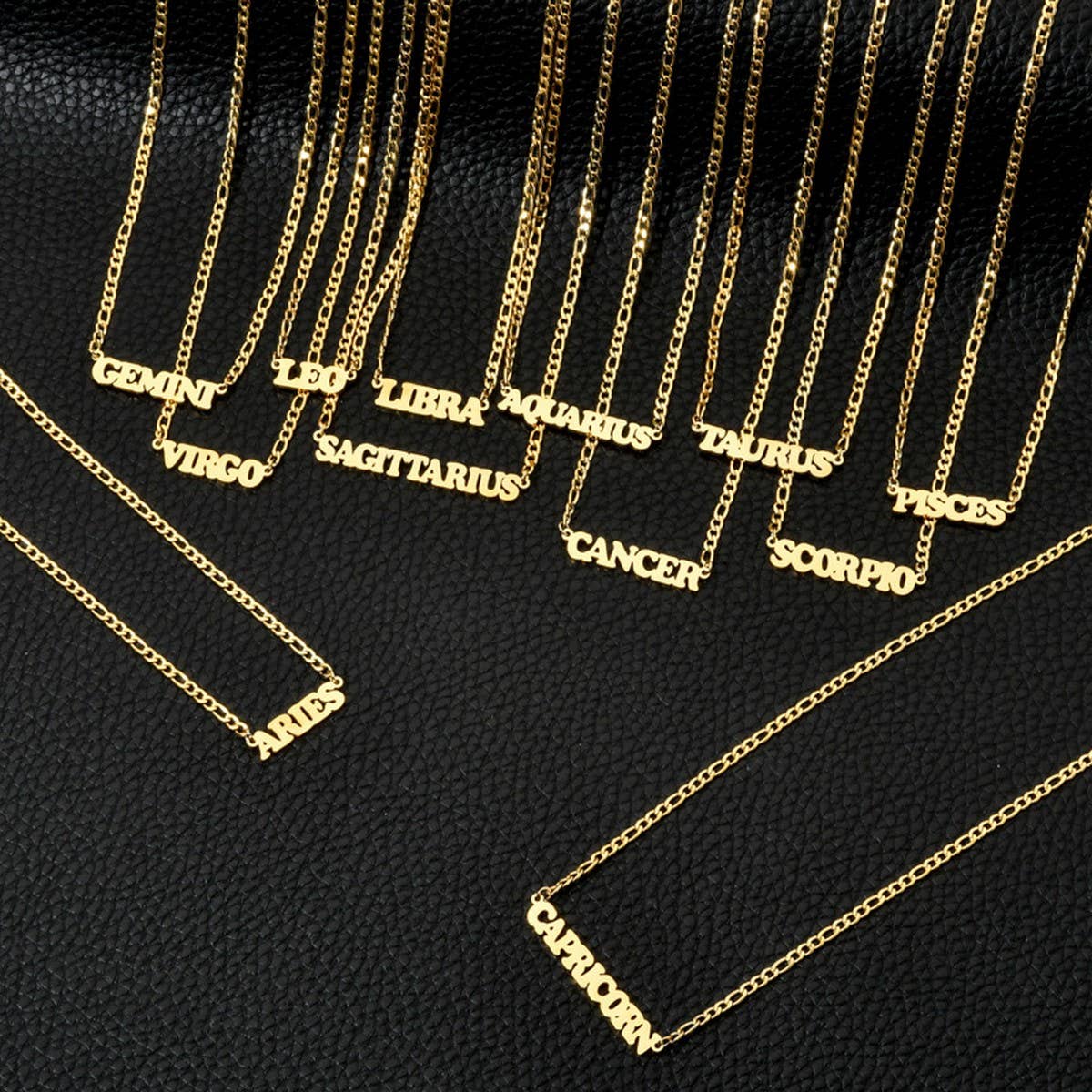 Zodiac Namplate Necklace