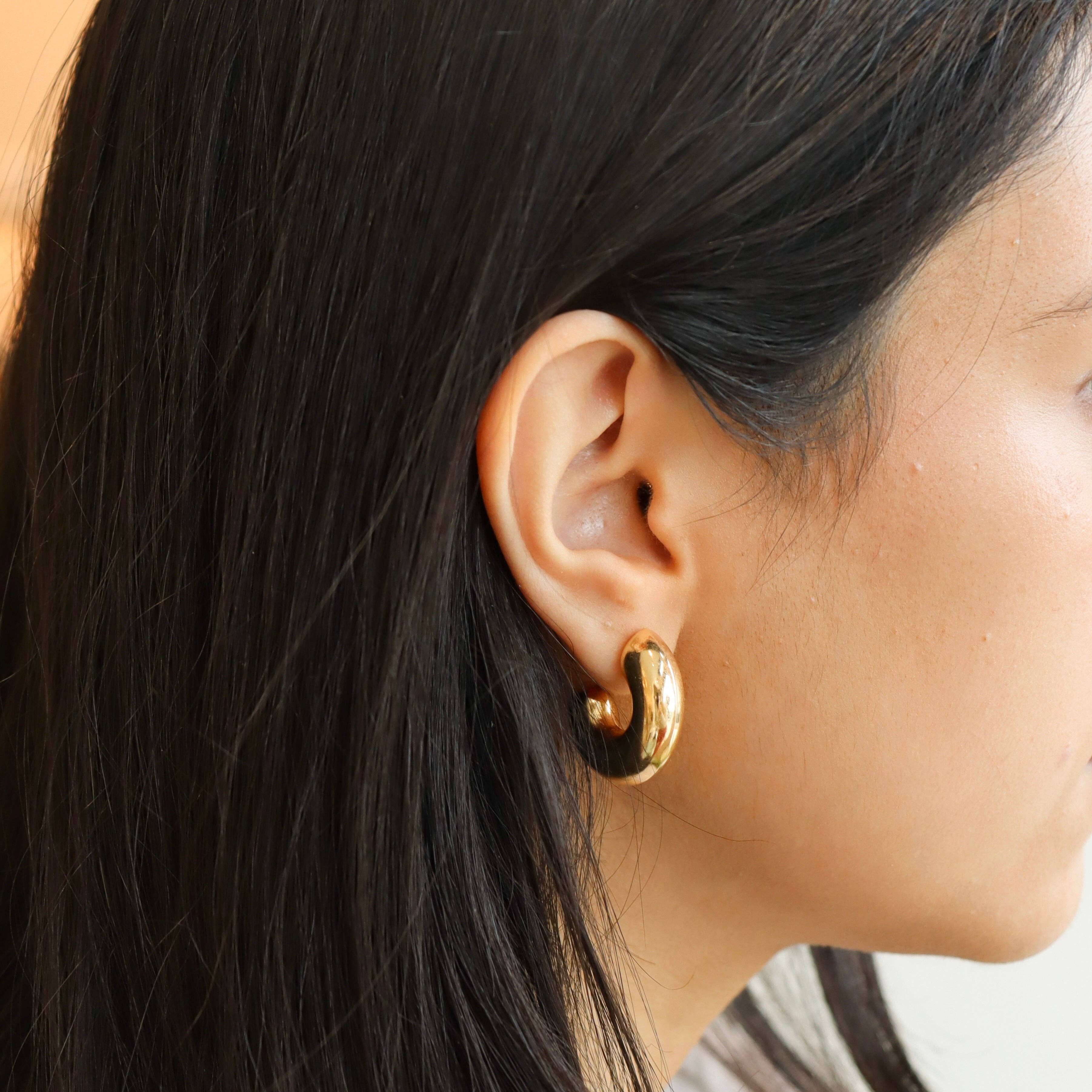 Cloud Hoop Earrings