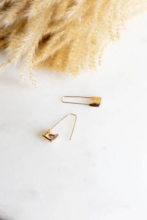 Sid Safety Pin Earrings