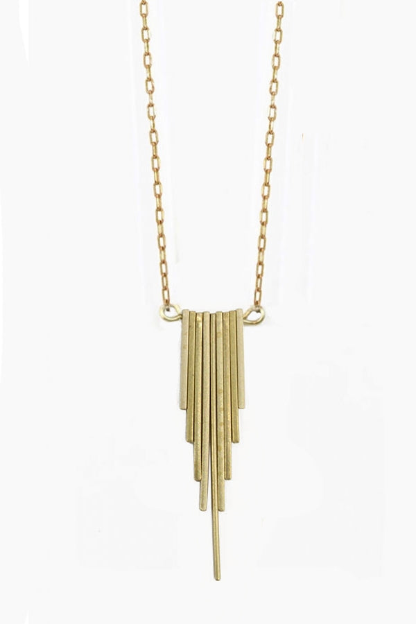 Fringe Pendant Necklace