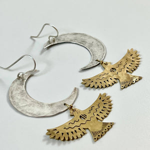 Handmade Night Wing Earrings*