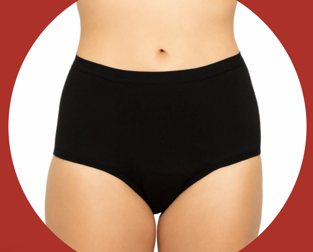 High Waisted Organic Cotton Undies-Heavy Flows