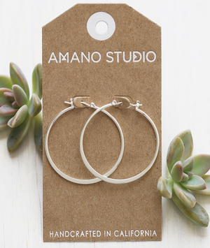 Flat Hammered Hoops*