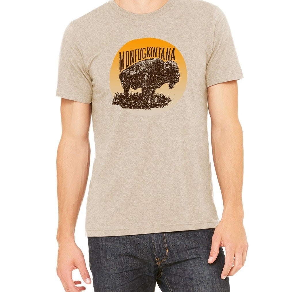 Montana Tee- Masc Bison