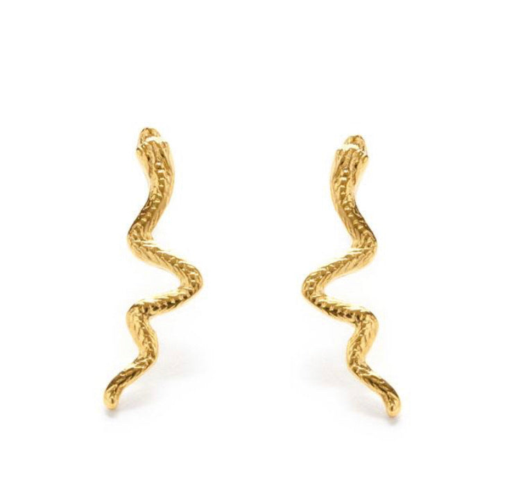 Golden Serpents Studs*